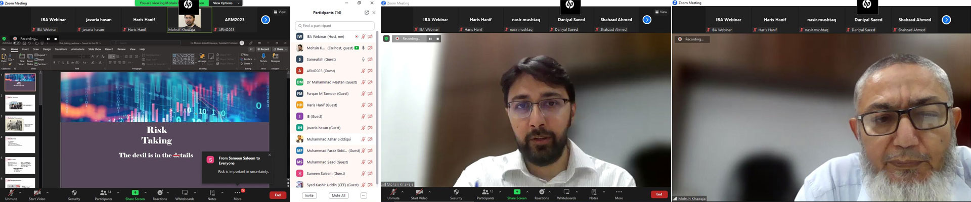 The Center of Executive Education at IBA conducted a webinar on Risk Management
