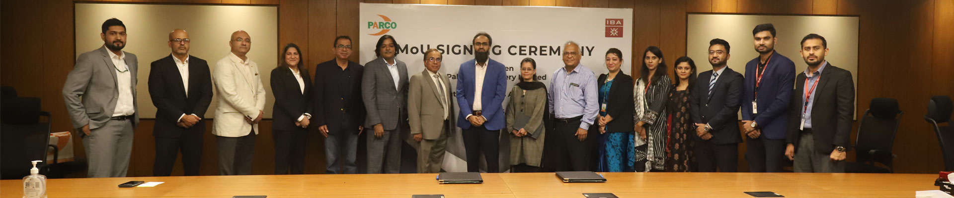 MOU (Memorandum of Understanding) with Pak-Arab Refinery Company Limited (PARCO).