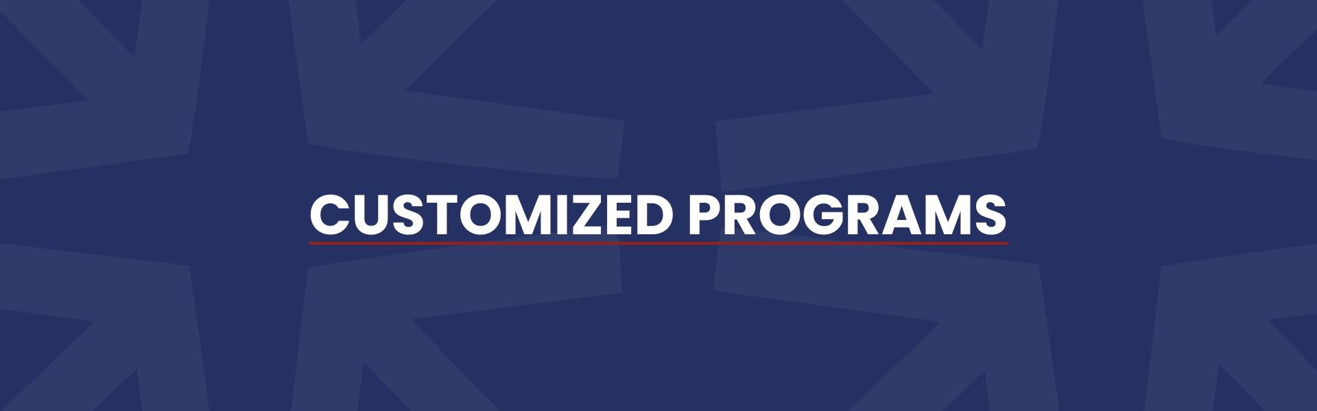 Customized Training Programs