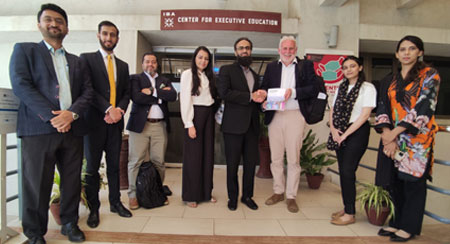 A delegation from BCS, Chartered Institute of IT, UK Visits CEE at the IBA Karachi