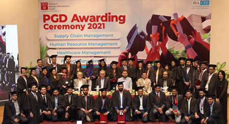 The Centre for Executive Education (CEE), IBA, Karachi commemorated fourth PGD Awarding Ceremony