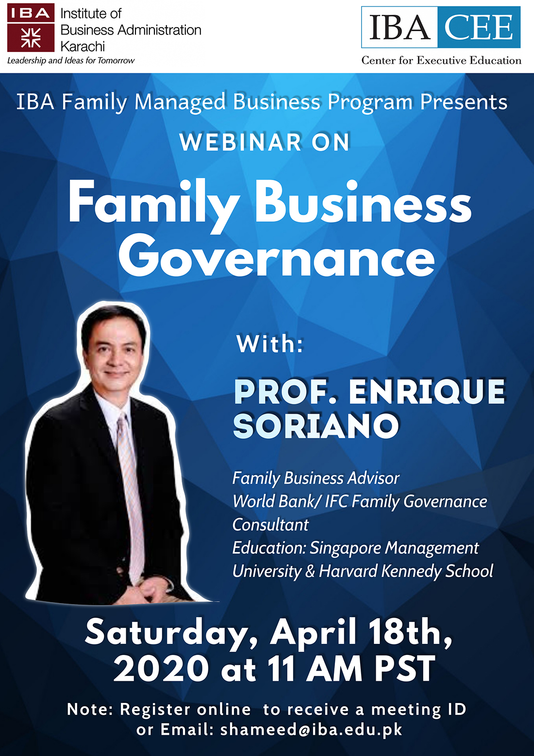 Webinar on Family Business Governance